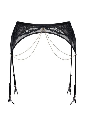 Пояс с ювелирными подвесками Esotiq CROWN 43751 черный, Цвет: черный, Размеры: S/M, изображение 8