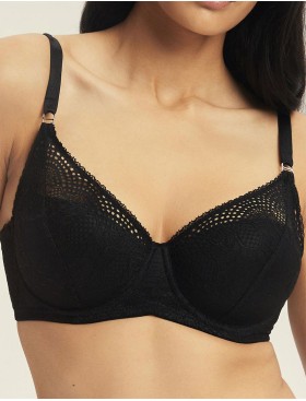 Бюстгальтер с поролоном Esotiq MARVELA 43608 черный, Цвет: черный, Размеры: 75G