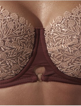 Бюстгальтер мягкий балконет Kinga LIV II 1212-SC, Цвет: шоколадный, Размеры: 65C, изображение 4
