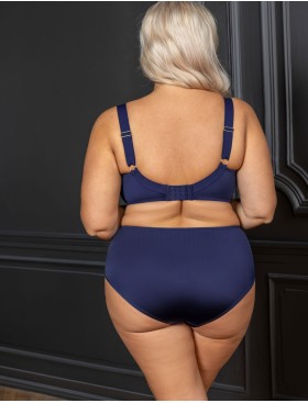 Мягкий бюстгальтер с подкроем Kris Line MOONLIGHT soft full cup, Цвет: темно-синий, Размеры: 100D, изображение 6