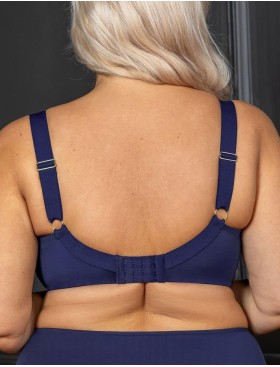 Мягкий бюстгальтер с подкроем Kris Line MOONLIGHT soft full cup, Цвет: темно-синий, Размеры: 100D, изображение 2