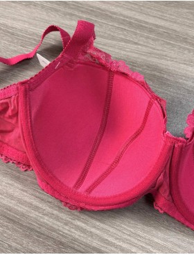 Бюстгальтер балконет тюльпан MAT CARMELA RUBINOWY M-053-22, Цвет: малиновый, Размеры: 65H, изображение 6