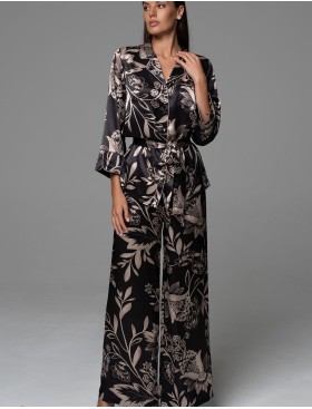 Брючный комплект Mia-Amore CARMINA 4834 черный, Цвет: черный, Размеры: 2XL