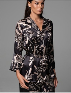 Брючный комплект Mia-Amore CARMINA 4834 черный, Цвет: черный, Размеры: 2XL, изображение 2