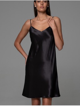 Сорочка из натурального шёлка Mia-Amore CARMINA 4841 черный, Цвет: черный, Размеры: 2XL, изображение 4