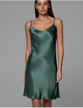 Сорочка из натурального шёлка Mia-Amore CARMINA 4841 изумрудный, Цвет: изумрудный, Размеры: 3XL