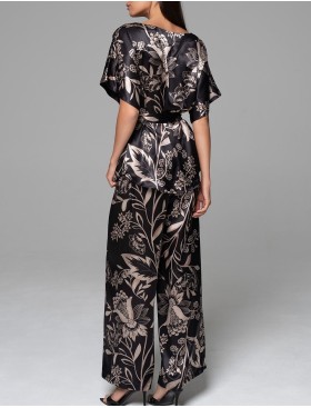 Шёлковая пижама с брюками Mia-Amore CARMINA 4846 черный, Цвет: черный, Размеры: 2XL, изображение 3