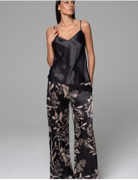 Шёлковый комплект-тройка Mia-Amore CARMINA 4847 черный, Цвет: черный, Размеры: 2XL, изображение 2