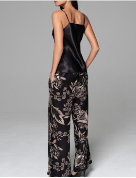 Шёлковый комплект-тройка Mia-Amore CARMINA 4847 черный, Цвет: черный, Размеры: 2XL, изображение 3