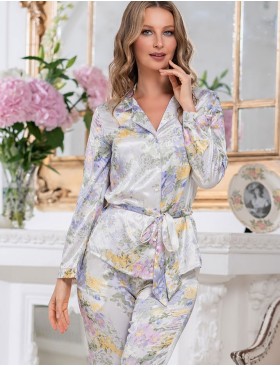 Пижама из натурального шёлка Mia-Amore LILIANNA 3258, Цвет: молочный, Размеры: 2XL