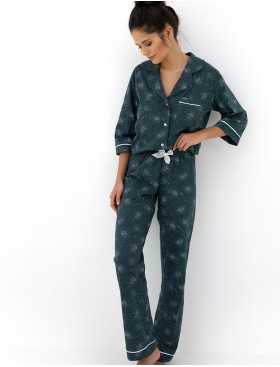 Женская пижама с брюками Sensis SYDNEY, Цвет: сине-зеленый, Размеры: M, изображение 2