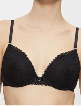 Бюстгальтер пуш-ап Triumph AURA SPOTLIGHT WHU чёрный, Цвет: чёрный, Размеры: 70B