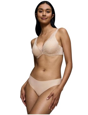 Трусы слипы Triumph BODY MAKE-UP ILLUSION LACE HIGHL TAI бежевый, Цвет: бежевый, Размеры: XS, изображение 3