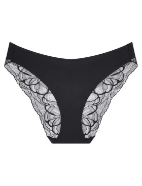 Трусы слипы Triumph BODY MAKE-UP ILLUSION LACE HIGHL TAI чёрный, Цвет: чёрный, Размеры: XS, изображение 4