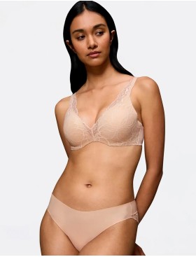 Бюстгальтер на поролоне Triumph BODY MAKE-UP ILLUSION LACE WP бежевый, Цвет: бежевый, Размеры: 70B, изображение 3