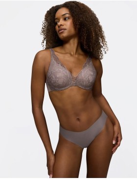 Бюстгальтер на поролоне Triumph BODY MAKE-UP ILLUSION LACE WP серый, Цвет: серый, Размеры: 70C, изображение 4