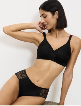 Бюстгальтер без косточек Triumph DOREEN + COTTON 01 N чёрный, Цвет: чёрный, Размеры: 100B, изображение 4