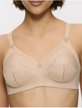 Бюстгальтер без косточек Triumph DOREEN + COTTON 01 N телесный, Цвет: телесный, Размеры: 100B