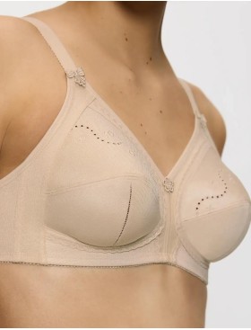 Бюстгальтер без косточек Triumph DOREEN + COTTON 01 N телесный, Цвет: телесный, Размеры: 100B, изображение 3