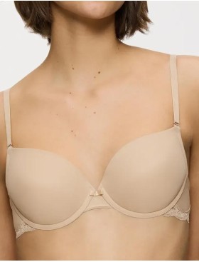 Бюстгальтер пуш-ап Triumph LOVELY MICRO WHUM телесный, Цвет: телесный, Размеры: 70A