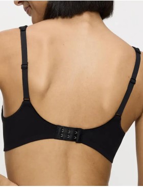 Бюстгальтер без косточек Triumph MODERN LACE+COTTON N чёрный, Цвет: чёрный, Размеры: 75A, изображение 2