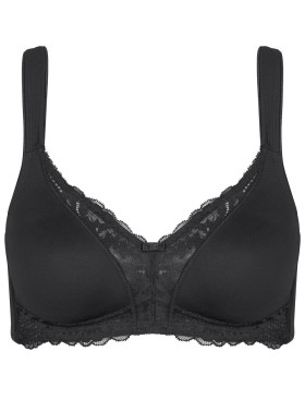 Бюстгальтер без косточек Triumph MODERN LACE+COTTON N чёрный, Цвет: чёрный, Размеры: 75A, изображение 5