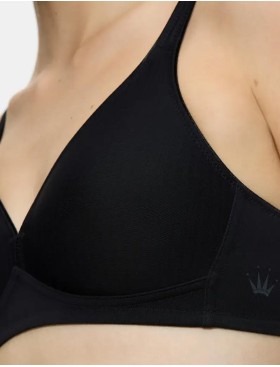 Бюстгальтер с мягкой чашкой Triumph MODERN SOFT+COTTON N чёрный, Цвет: чёрный, Размеры: 100B, изображение 3