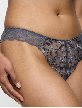 Кружевные трусы бразилиана Triumph SENSUAL SPOTLIGHT highleg brazilian, Цвет: серый, Размеры: XS, изображение 3