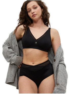 Высокие трусы слипы Triumph TRUE SHAPE SENSATION maxi чёрный, Цвет: чёрный, Размеры: S, изображение 4