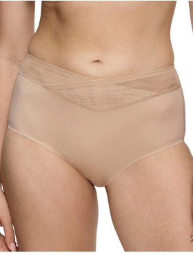 Высокие трусы слипы Triumph TRUE SHAPE SENSATION maxi телесный, Цвет: телесный, Размеры: S