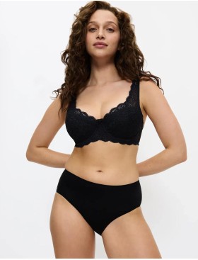 Хлопковые трусы слипы Triumph SENSE OF COTTON midi чёрный, Цвет: чёрный, Размеры: XS, изображение 4