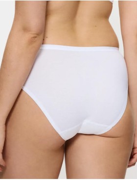 Хлопковые трусы слипы Triumph SENSE OF COTTON tai белый, Цвет: белый, Размеры: XS, изображение 2