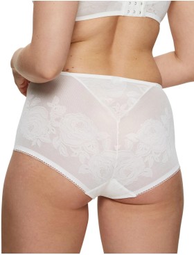 Высокие трусы Triumph WILD ROSE SENSATION maxi белый шёлк, Цвет: белый шёлк, Размеры: S, изображение 2