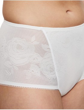 Высокие трусы Triumph WILD ROSE SENSATION maxi белый шёлк, Цвет: белый шёлк, Размеры: S, изображение 3