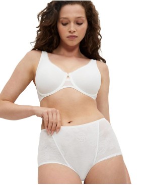 Высокие трусы Triumph WILD ROSE SENSATION maxi белый шёлк, Цвет: белый шёлк, Размеры: S, изображение 4