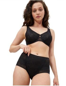 Высокие трусы Triumph WILD ROSE SENSATION maxi чёрный, Цвет: чёрный, Размеры: S, изображение 3