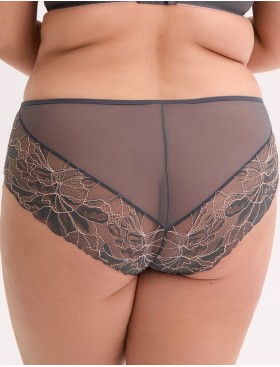 Трусы слипы Gaia 1318 PRIYA figi графит, Цвет: графит, Размеры: L, изображение 2