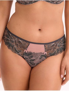 Трусики бразилиана Gaia 1318 PRIYA brazilian графит, Цвет: графит, Размеры: L