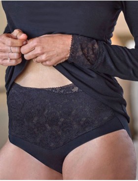 Высокие слипы Janira EMBRACE Slip 1031859 black, Цвет: black (черный), Размеры: M