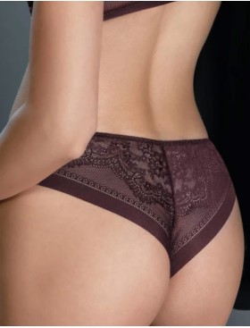 Комплект Leilieve SAPPHIRE бюстье+бразилиана M9850 mattone, Цвет: mattone (сливовый), Размеры: 75B, изображение 2