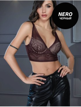 Комплект Leilieve SAPPHIRE бюстье+бразилиана M9850 nero, Цвет: nero (черный), Размеры: 75B, изображение 3