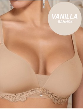 Комплект Leilieve TENDERNESS триангул+стринги M8039 vanilla, Цвет: vanilla (ваниль), Размеры: 80B, изображение 3