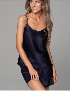 Комплект из топа и шорт Mia-Amore ANORA 4802 темно-синий, Цвет: темно-синий, Размеры: 2XL, изображение 3