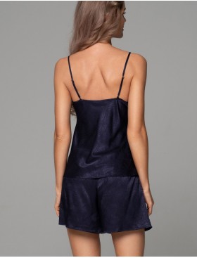 Комплект из топа и шорт Mia-Amore ANORA 4802 темно-синий, Цвет: темно-синий, Размеры: 2XL, изображение 2