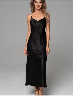 Сорочка с жаккадовым узором Mia-Amore ANORA 4804 черный, Цвет: черный, Размеры: 2XL