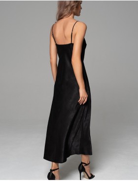 Сорочка с жаккадовым узором Mia-Amore ANORA 4804 черный, Цвет: черный, Размеры: 2XL, изображение 3