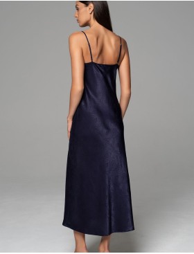 Сорочка с жаккадовым узором Mia-Amore ANORA 4804 темно-синий, Цвет: темно-синий, Размеры: 2XL, изображение 2