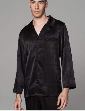 Мужская пижама Mia-Amore ANORA 4807 черный, Цвет: черный, Размеры: 2XL, изображение 2