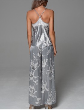 Комплект-тройка из шёлка Mia-Amore ARABEL 4776 серебристый, Цвет: серебристый, Размеры: 2XL, изображение 3