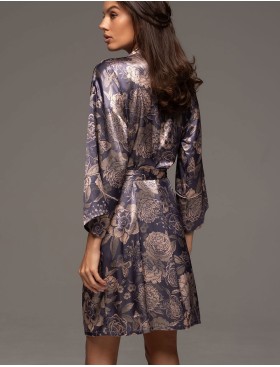 Короткий халат-кимоно Mia-Amore GIOCONDA 4683, Цвет: мультицвет, Размеры: 2XL/3XL, изображение 2